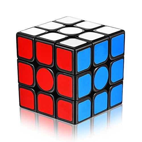 Sticker Eyeopener Speed Cube 3x3x3 with New Anti-pop Structure Smooth Magic Cube 